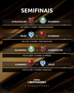 Semifinais da Libertadores 2022 - Camisa 10 Apostas